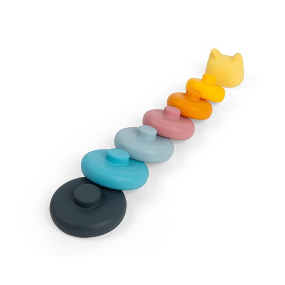 Bigjigs Silicone Stacking Cat image number 3