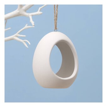 Hanging Ceramic Egg Decoration 8cm