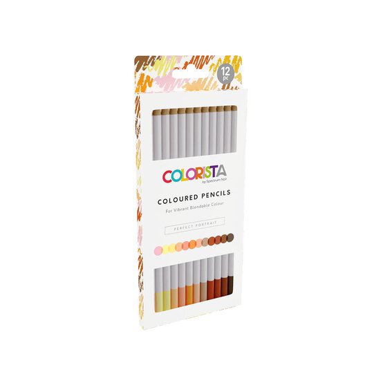 Colorista Perfect Portrait Coloured Pencils 12 Pack image number 1