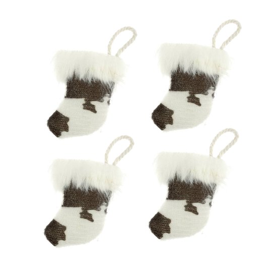 Cow Print Stocking Toppers 4 Pack image number 1