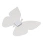 Silver Glitter Butterfly Toppers 6 Pack image number 2