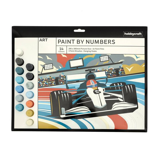 Racing Car Paint by Numbers image number 1