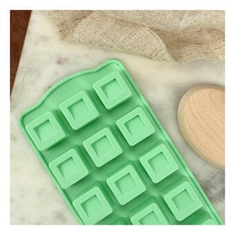 Whisk Square Silicone Candy Mould 15 Wells image number 3