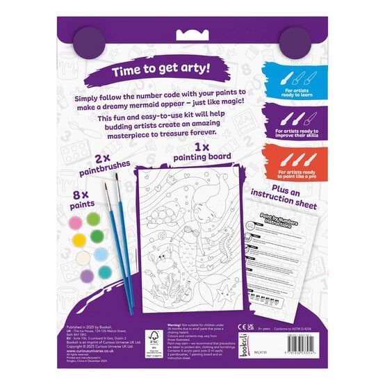 Mermaid Paint by Numbers image number 4