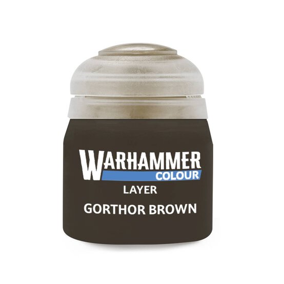 Warhammer Gorthor Brown Layer Paint 12ml image number 1