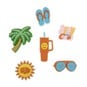 Summer Silicone Accessory Charms 6 Pack image number 1