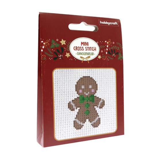Gingerbread Mini Cross Stitch Kit  image number 1