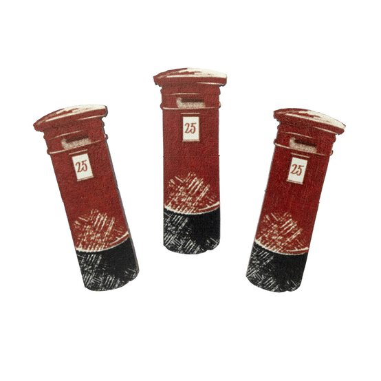 Wooden Post Box Toppers 3 Pack image number 1