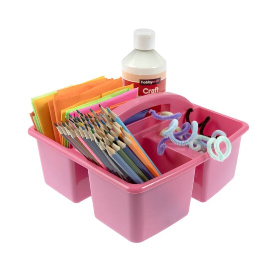 Neon Pink Art Caddy 22 x 23 x 12cm image number 3