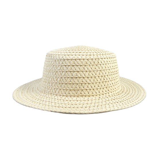 Cream Boater Hat 28cm image number 1