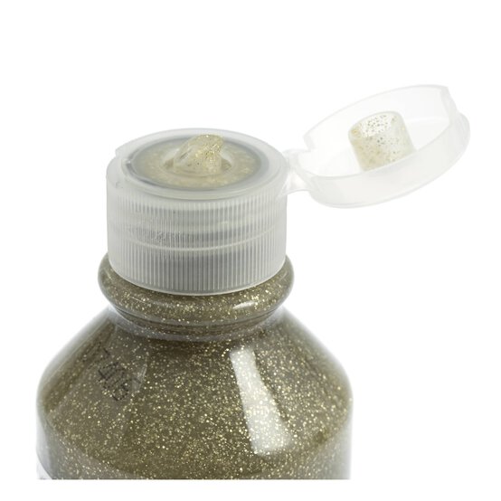 Gold Glitter Paint 150ml image number 4