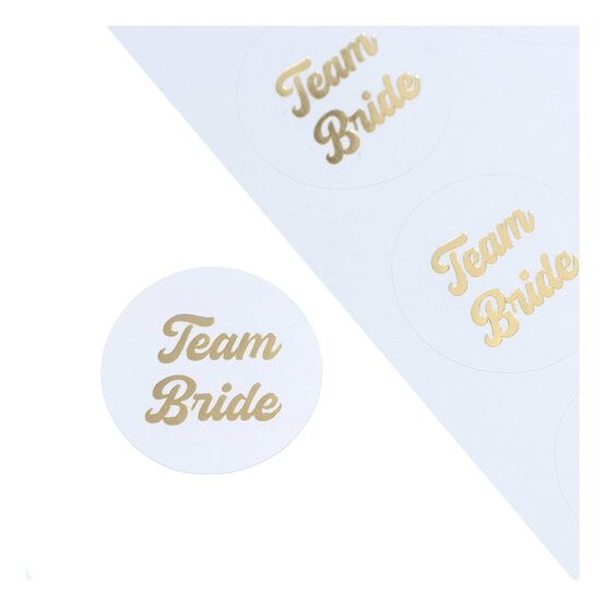 Create & Celebrate Team Bride Stickers 12 Pack image number 3