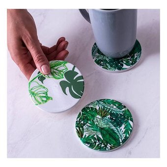 Cricut Blank Round Ceramic Coasters 4 Pack image number 2