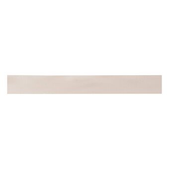 Trimits Cream Double-Faced Satin Ribbon by the Metre 25mm
