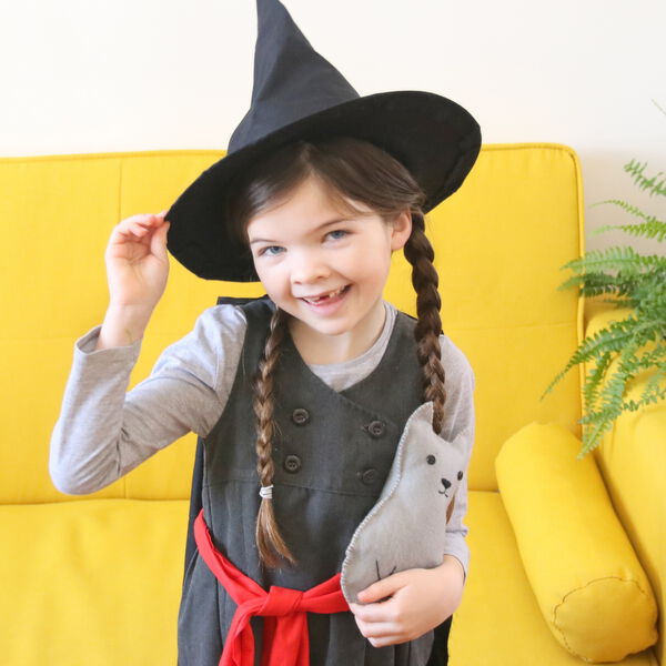 Black Silver Worst Witch Mildred Hubble School Tie World Book Day Halloween 