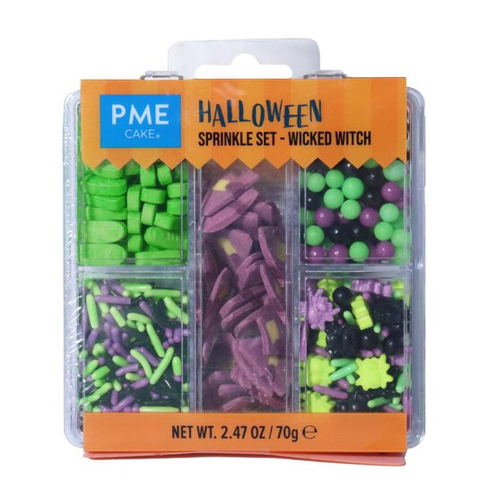 PME Halloween Wicked Witch Sprinkle Set 70g image number 1