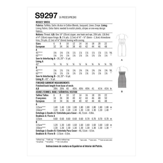 Simplicity Women&rsquo;s Dress Sewing Pattern S9297 (14-22) image number 2