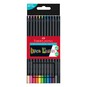 Faber-Castell Assorted Black Edition Colour Pencils 12 Pack image number 1