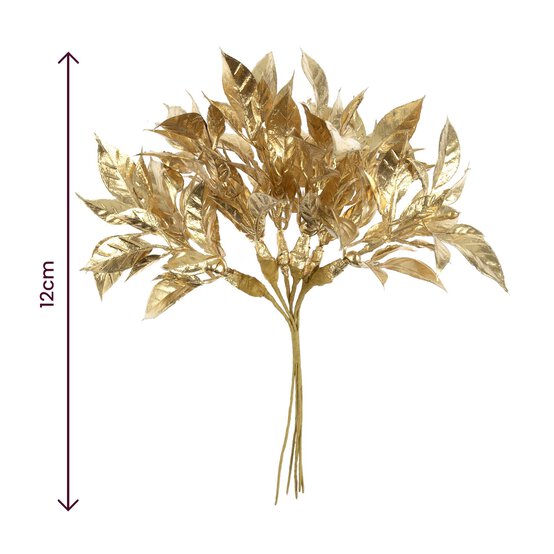 Mini Gold Leaf Pick 12cm image number 3