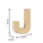 Mini Mache Letter J 10cm image number 4