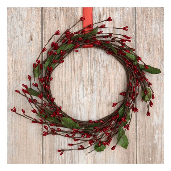 Red Berry Wreath 15cm image number 1