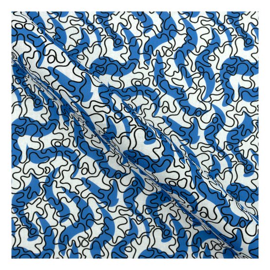 Abstract Doodles Cotton Fat Quarters 5 Pack image number 6