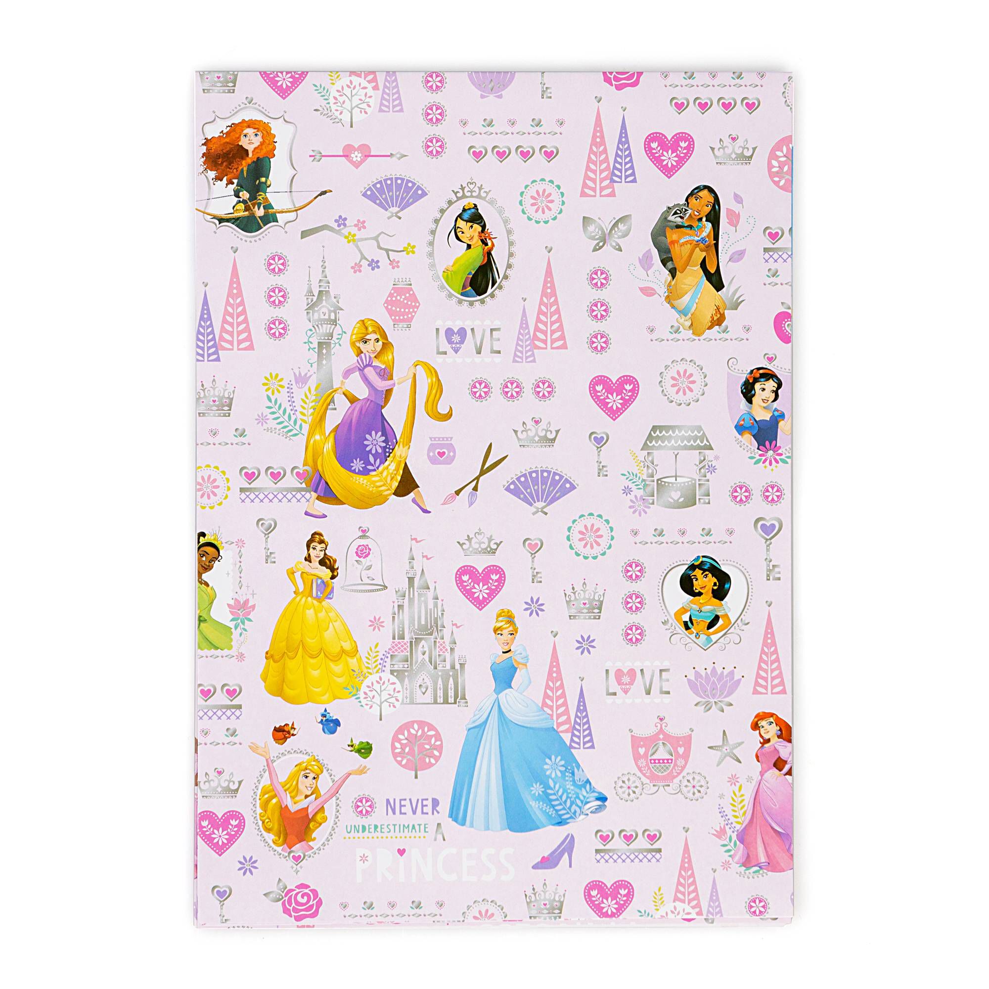 Disney Princess Gift Wrap Set Hobbycraft