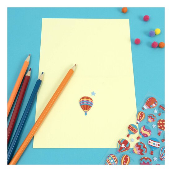 Hot Air Balloon Puffy Stickers image number 2