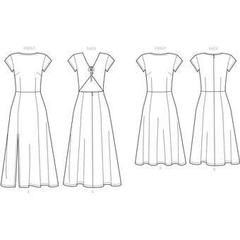 New Look Women’s Dress Sewing Pattern N6696 image number 3