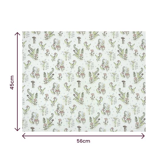 Tinkerbell Botanical Wonders Cotton Fat Quarters 4 Pack image number 6