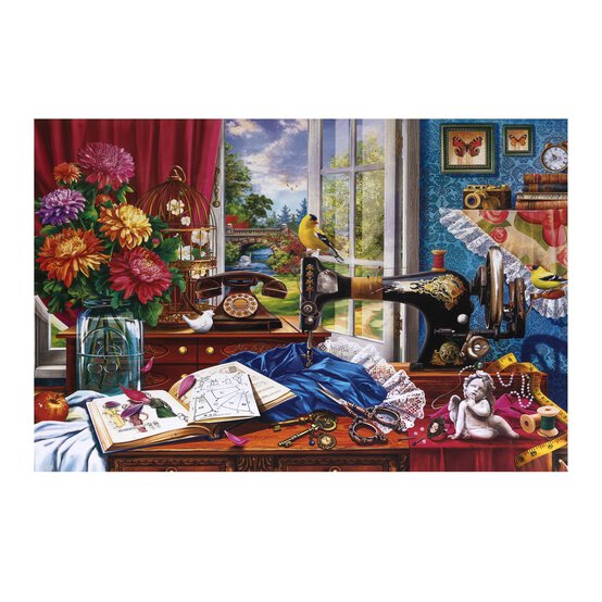 Sewing Memories Jigsaw Puzzle 1000 Pieces image number 2