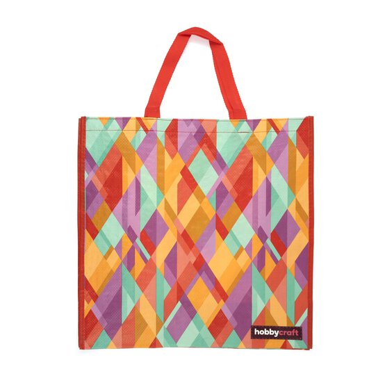 Abstract Geometric Woven Bag for Life image number 2