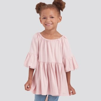 Simplicity Kids’ Tops Sewing Pattern S9200 (7-14) image number 3