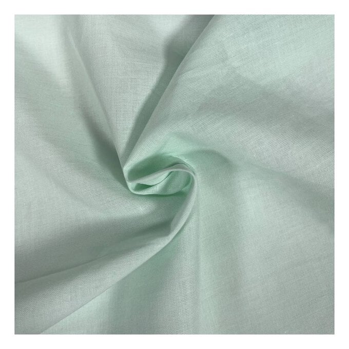 Mint Lawn Cotton Fabric by the Metre image number 1