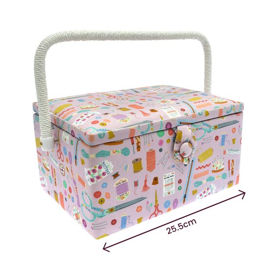 Lilac Sewing Notions Medium Sewing Box image number 6