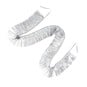 Create & Celebrate Silver Foil Tassel Fringe Garland 1.6m image number 3