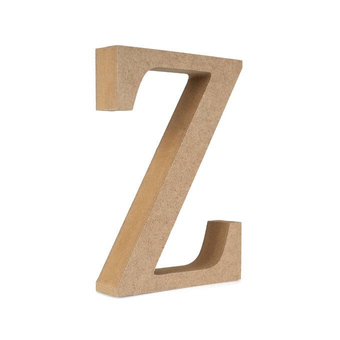 MDF Wooden Letter Z 13cm