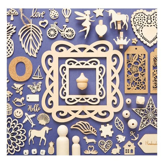 Papermania Autumn Garden Wooden Shapes 45 Pack image number 4