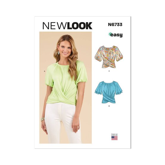 New Look Women's Top Sewing Pattern 6733 (XS-XXL) image number 1