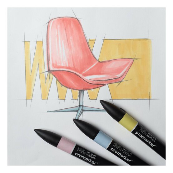 Winsor & Newton Pastel Tones 2 Promarkers 3 Pack image number 3