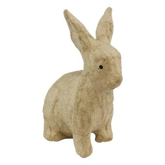 Decopatch Mache Sitting Rabbit 10.5cm