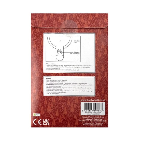 Large Nutcracker Foil Standing Balloon image number 3