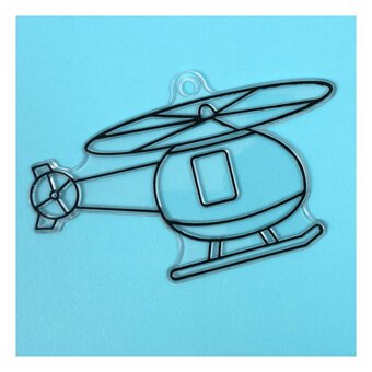 Helicopter Plastic Suncatcher