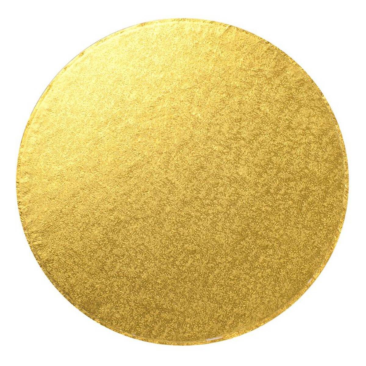 10 GOLD ~ ROUND CAKE DRUM BOARD ~ 13MM THICK