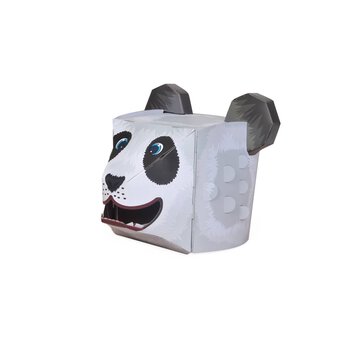 Make a 3D Panda Head Mask Kit image number 3