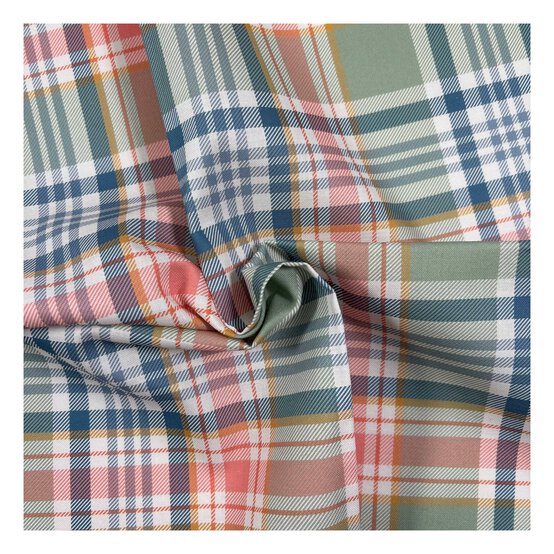 Langdale Valley Country Plaid Cotton Fabric by the Metre image number 1