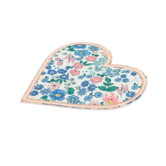 Pink Heart Print Iron-On Motif  image number 3