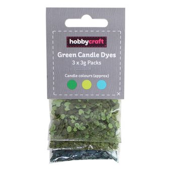 Green Candle Making Dye 3g 3 Pack