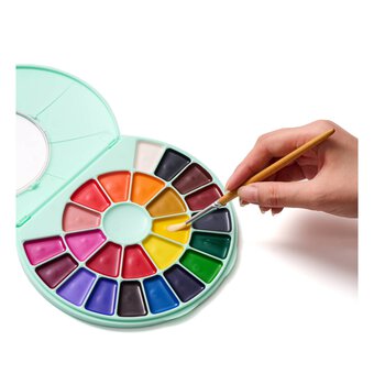 HIMI Green Semi-Moist Watercolour Set 24 Pack