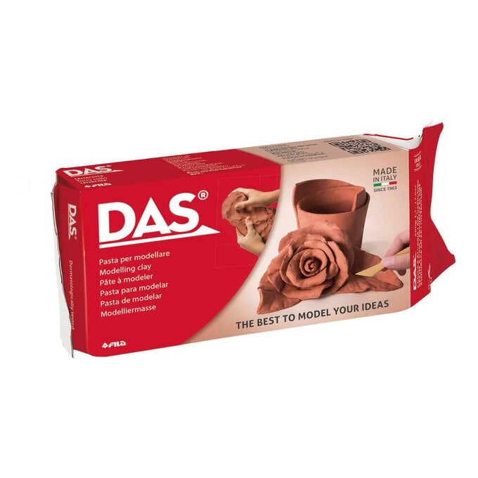 DAS Terracotta Air Drying Modelling Clay 1kg image number 1
